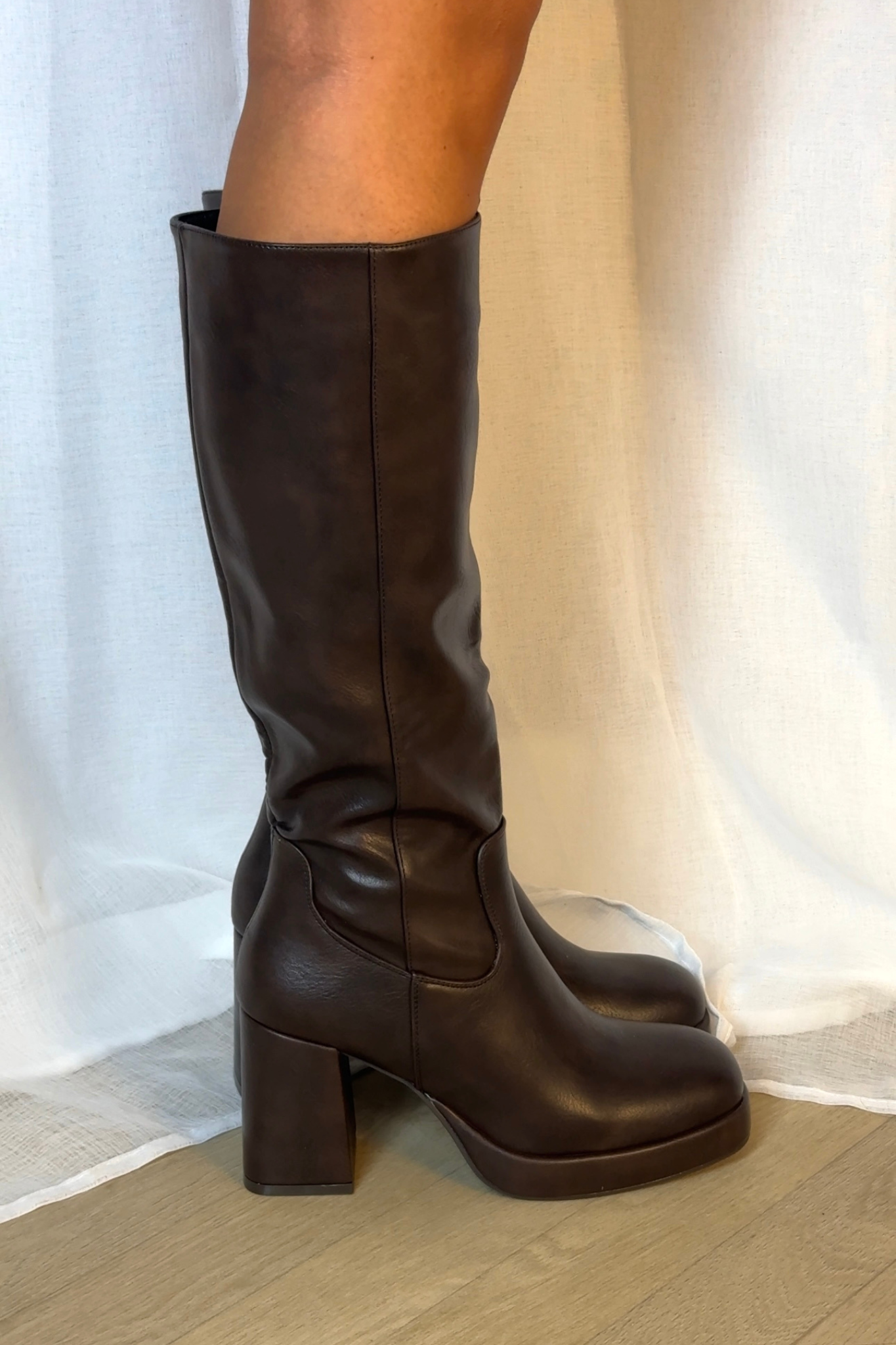 BOTTES NINA - MARRON