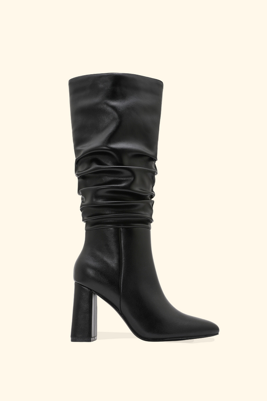 BOTTES OLGA - NOIR