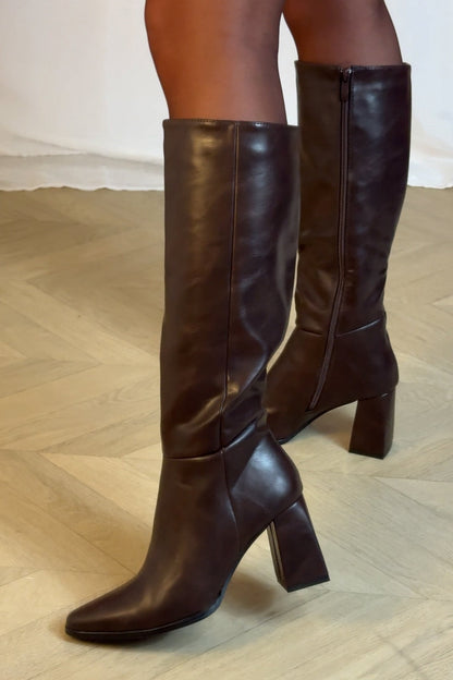 BOTTES ALIX - MARRON