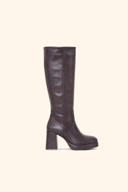 BOTTES NINA - MARRON