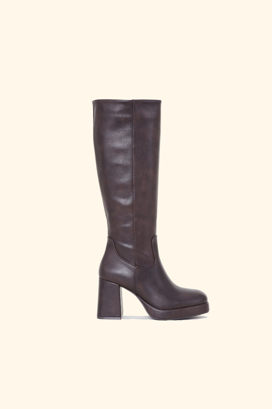 BOTTES NINA - MARRON
