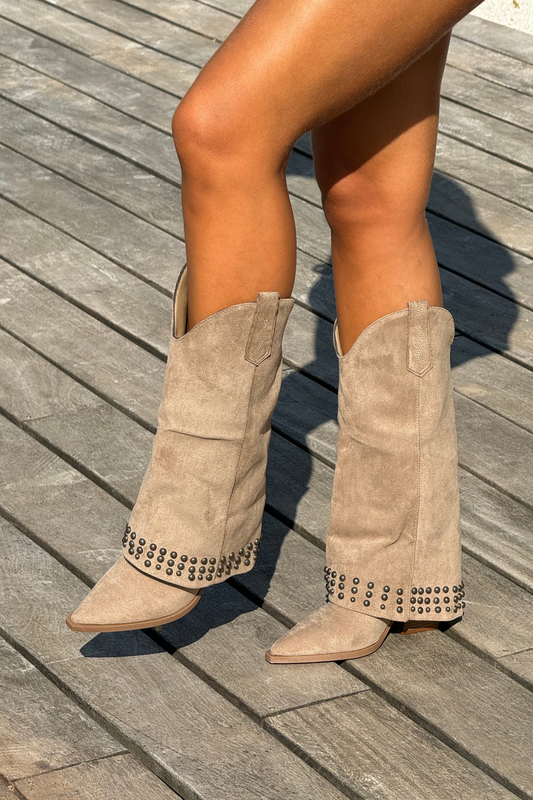 BOTTES SANTIAGS LILIE - BEIGE