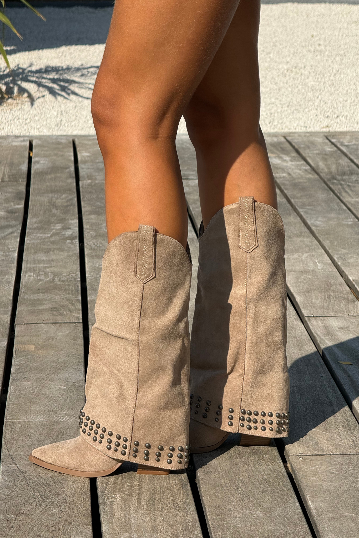 BOTTES SANTIAGS LILIE - BEIGE