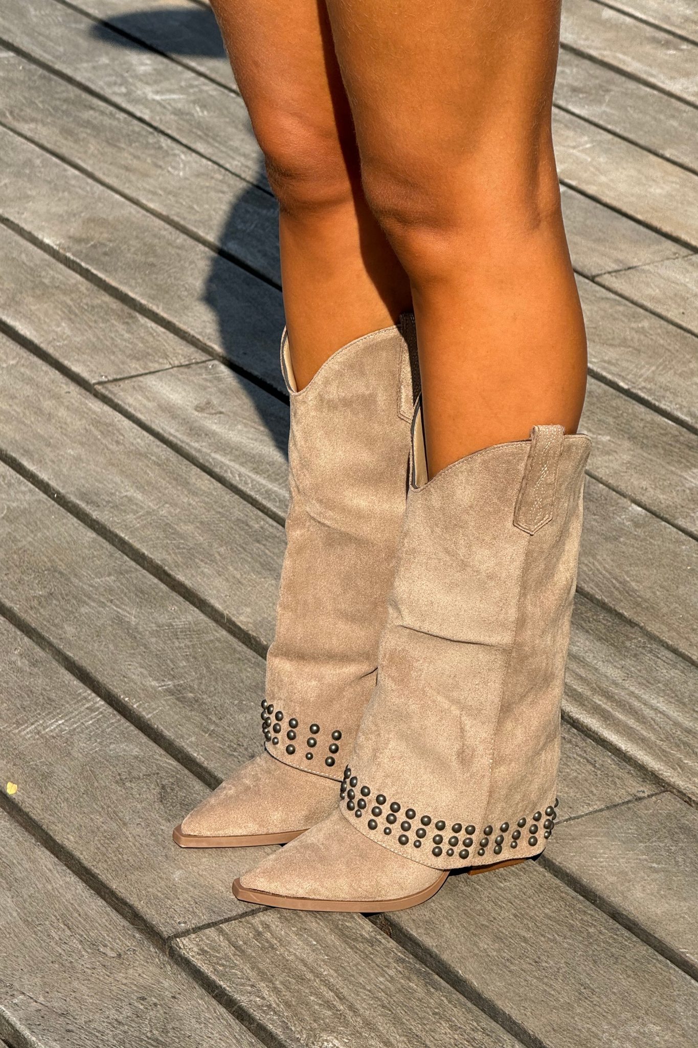 BOTTES SANTIAGS LILIE - BEIGE