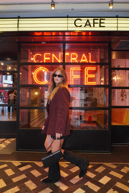 BOTTES REVERS STYLE SANTIAGS MILY  - NOIR