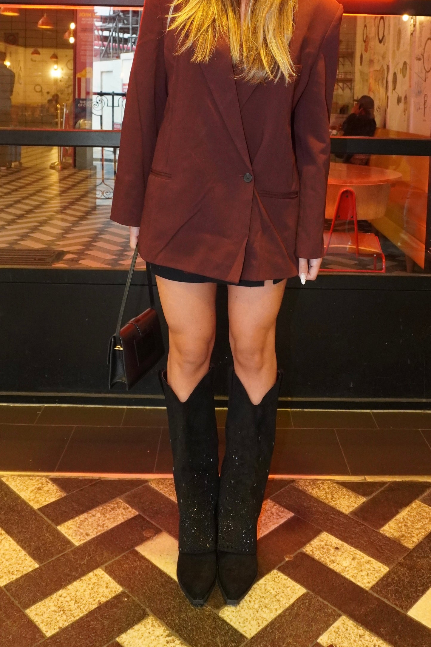 BOTTES REVERS STYLE SANTIAGS MILY  - NOIR