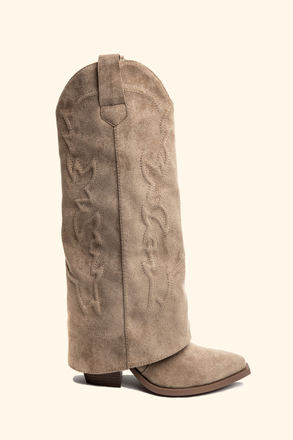 BOTTES REVERS STYLE SANTIAGS JADE - TAUPE