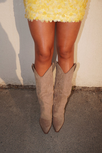 BOTTES REVERS STYLE SANTIAGS JADE - TAUPE
