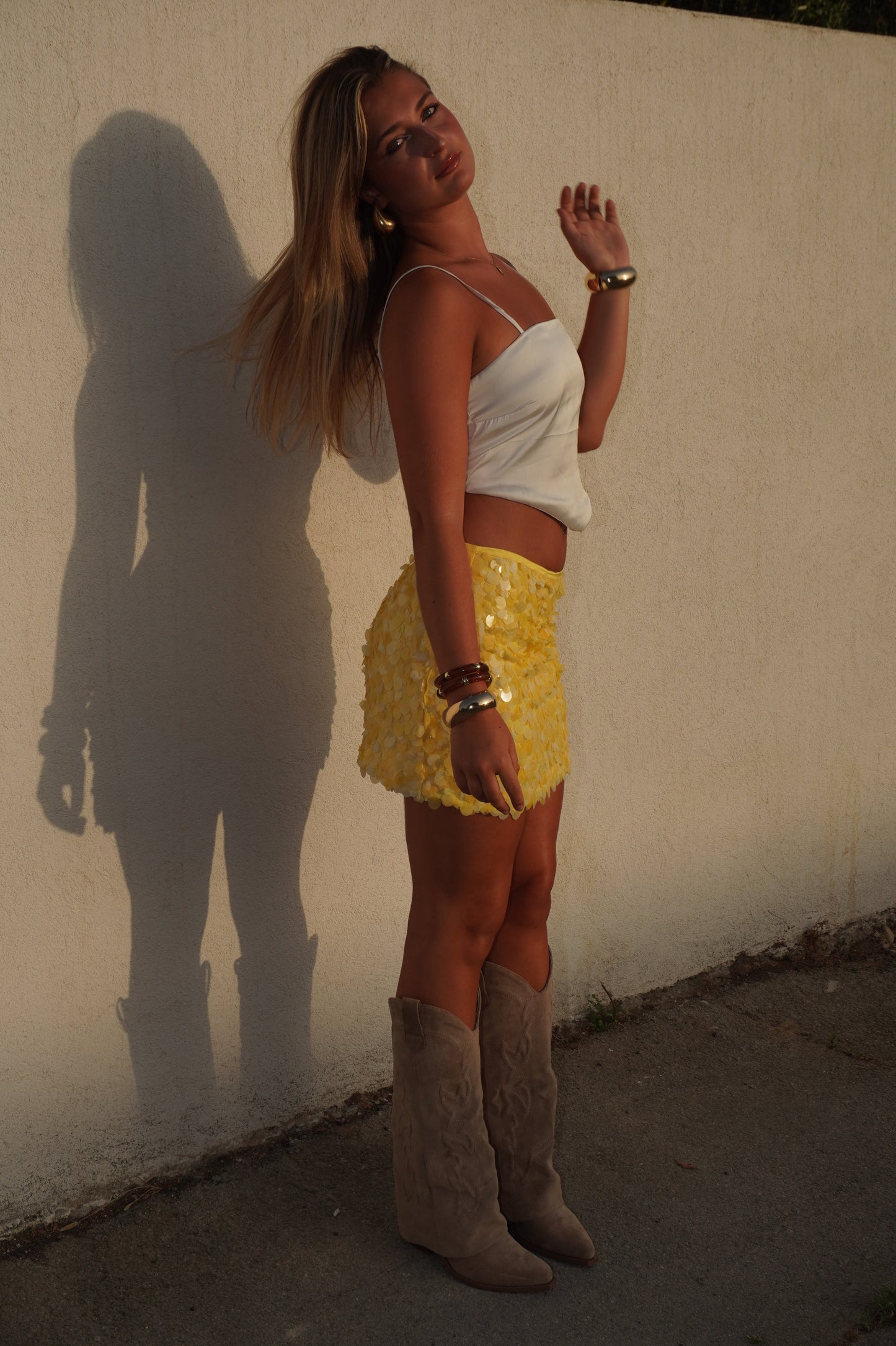 BOTTES REVERS STYLE SANTIAGS JADE - TAUPE