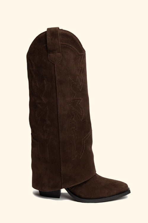 BOTTES REVERS STYLE SANTIAGS JADE - CHOCO