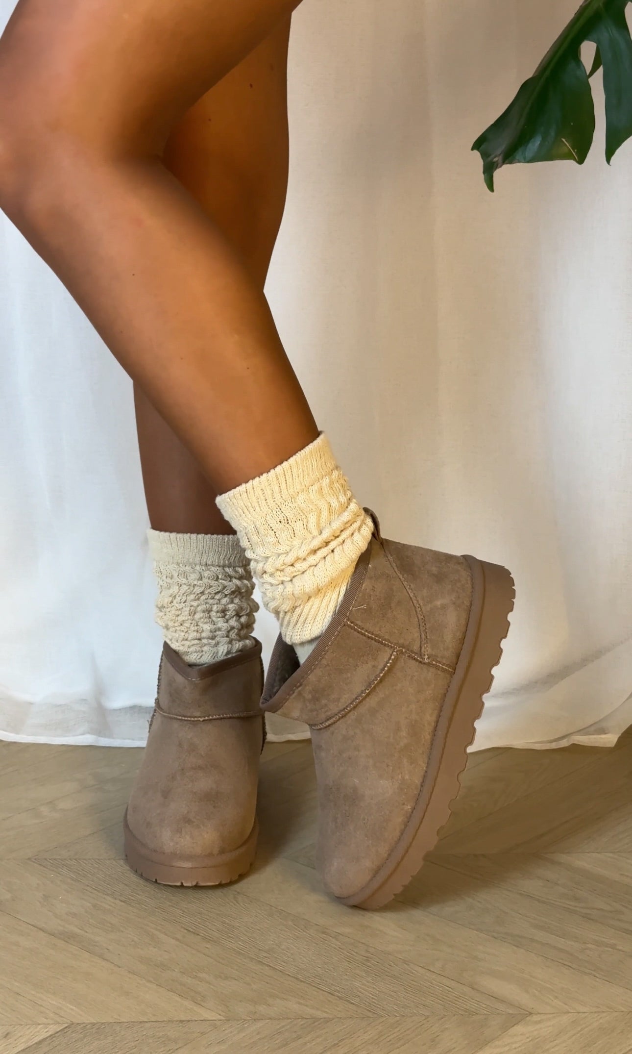 BOTTINES ROMY MINI - TAUPE